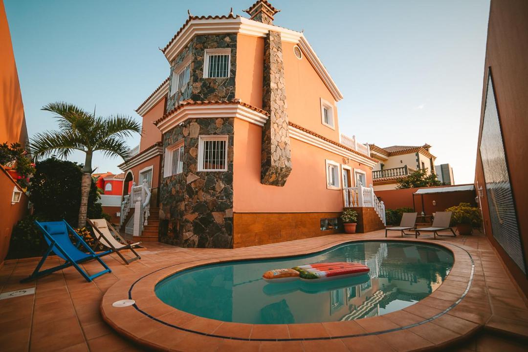 Villa Morada Sonneland Con Piscina Privada Climatizada 马斯帕洛马斯 外观 照片