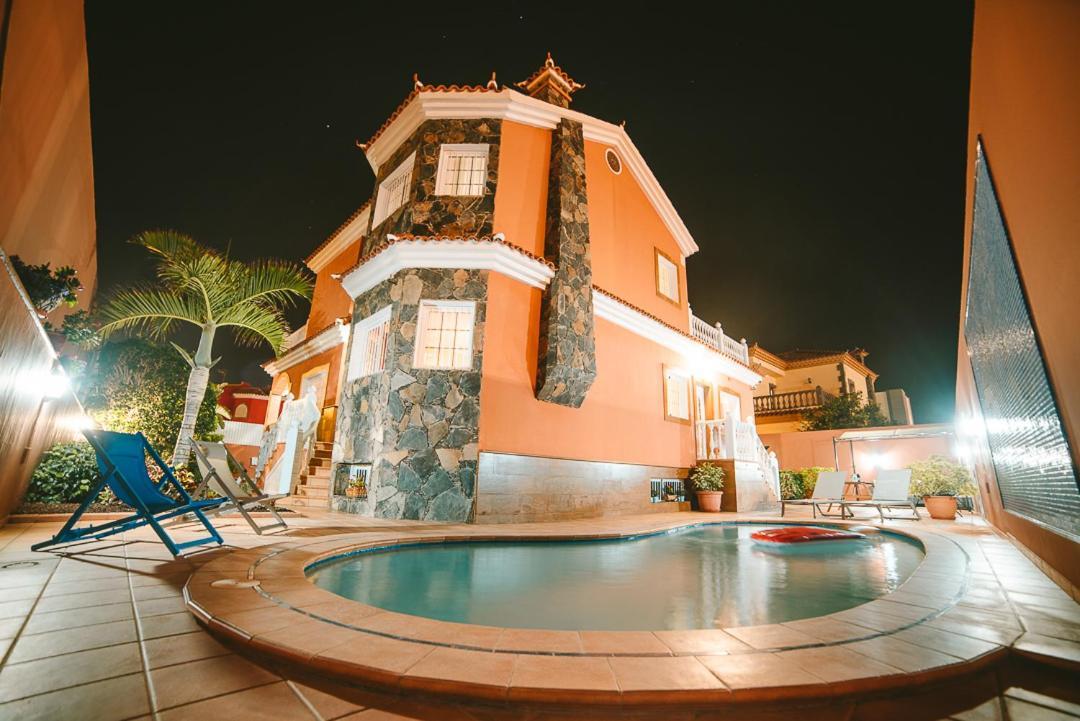 Villa Morada Sonneland Con Piscina Privada Climatizada 马斯帕洛马斯 外观 照片